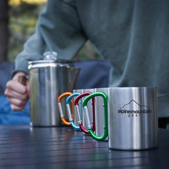Alpine Mountain Gear 5-piece Stainless Steel Coffee Set - Picture 3 of 8